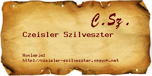 Czeisler Szilveszter névjegykártya